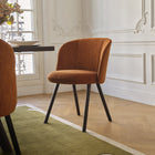 Mikado Dining Side Chair with Wood Base