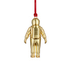 Christmas Spaceman Golden Ornament