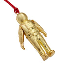 Christmas Spaceman Golden Ornament