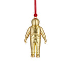 Christmas Spaceman Golden Ornament