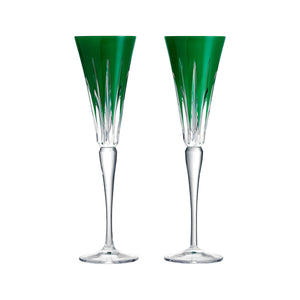 New Year Firework Flute Glass (Set of 2)