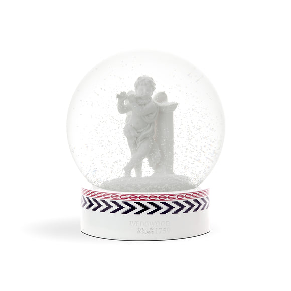 Christmas Cherub Snow Globe