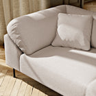 Collar Open End Sofa