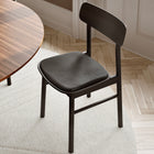 Soma Leather Seat Dining Chair