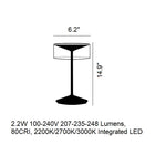 Crystal Portable LED Table Lamp