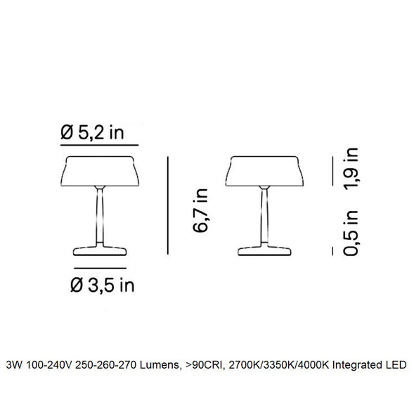 Sister Light Mini Portable LED Outdoor Table Lamp