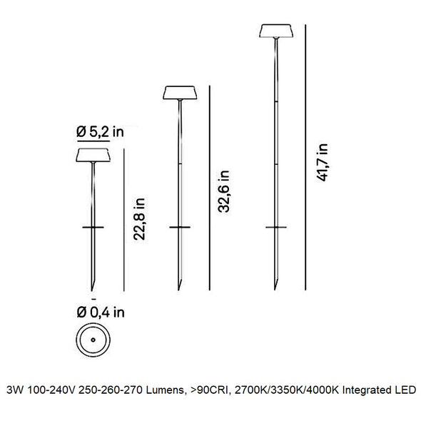 Sister Light Portable LED Outdoor Garden Lamp