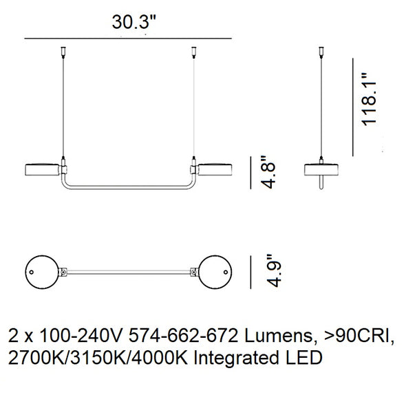 Super O Portable Outdoor LED Hanging Lamp