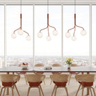 Curve Cluster Single Pendant Light