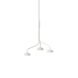 Curve Cluster Single Pendant Light with Metal Shade