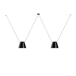 Attic Lateral Multi-Cone Pendant Light