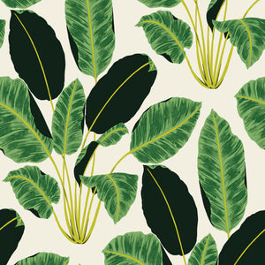 Hojas Cubanas Removable Wallpaper