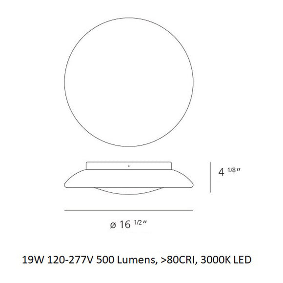 Artemide Lunex LED Wall / Ceiling Light - 2Modern