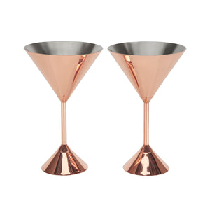 Plum Martini Glasses (Set of 2)