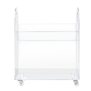 Presto Acrylic Bookcase and Cart