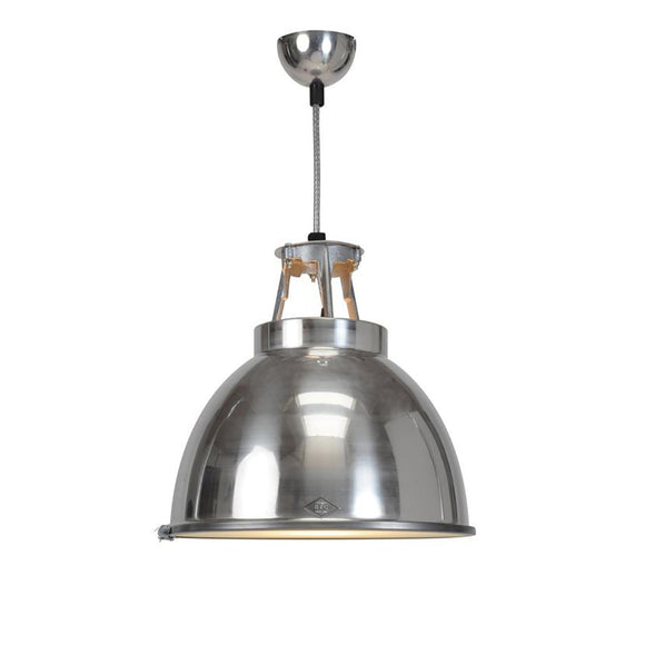 Titan Pendant Light with Etched Glass