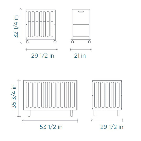 Oeuf Fawn Bassinet/Crib - 2Modern