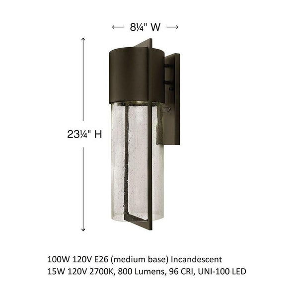 Hinkley outdoor deals shelter wall light