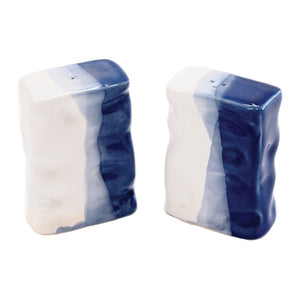 Rectangle Ripple Salt and Pepper Set