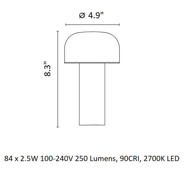 Bellhop Rechargeable Table Lamp