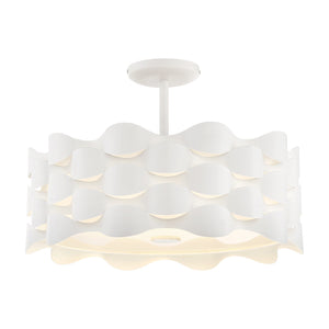 Coastal Current LED Semi Flush Mount