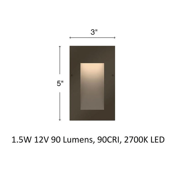 Taper Step Vertical Outdoor Wall Sconce