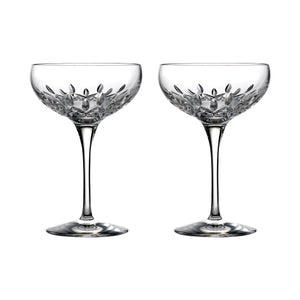 Lismore Essence Champagne Saucers (Set of 2)