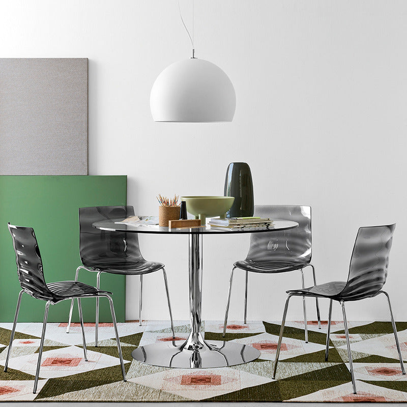 Стеклянный стол calligaris tempered