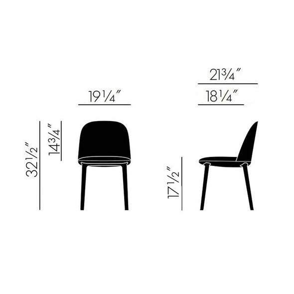 Vitra Softshell Side Chair - 2Modern