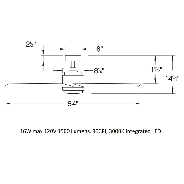 Tier Outdoor LED Ceiling Fan