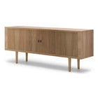 CH825 Credenza with Solid Wood Legs