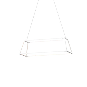 Z-Bar Rise Rectangle Pendant Light