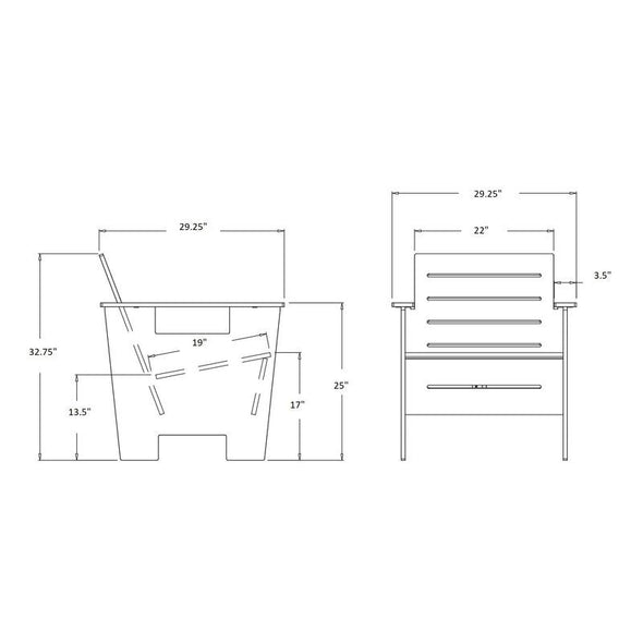 Loll Designs Go Lounge Chair - 2Modern