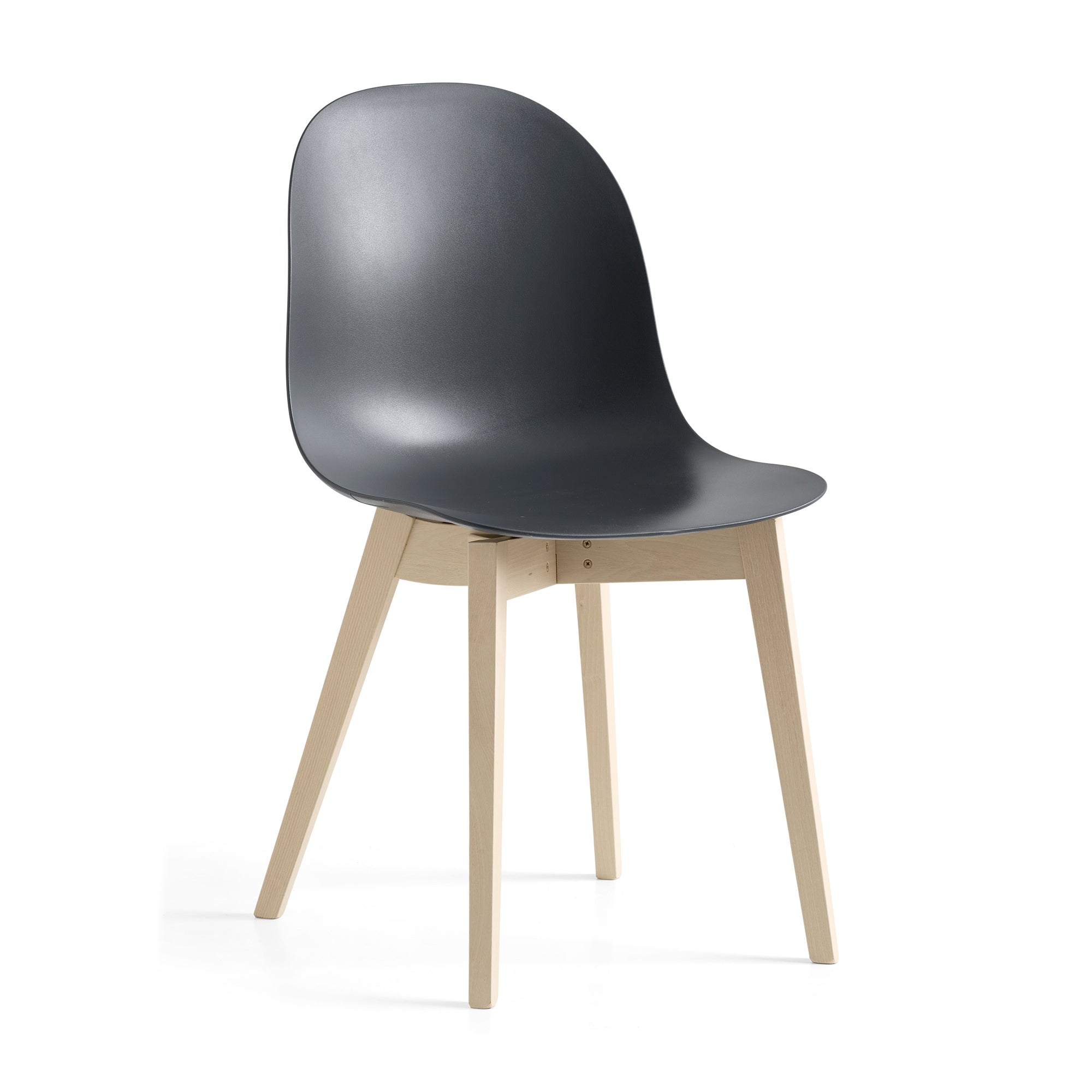 Connubia Chair Wood - Leg Academy 4 Base - Solid 2Modern