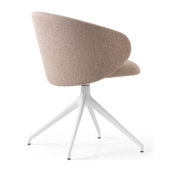 Upholstered Swivel Connubia 2Modern Tuka Chair -