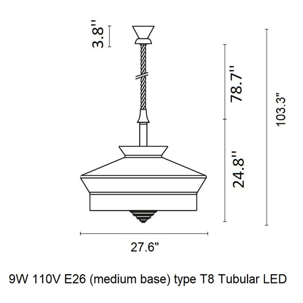 Calypso Martinique Outdoor Pendant Light