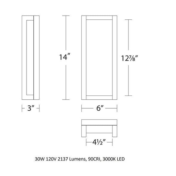 Axel LED Outdoor Wall Light