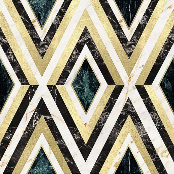 Diamonds Metallic Wallpaper Sample Swatch