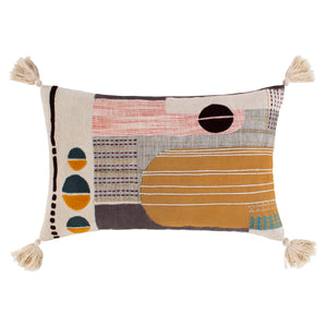 Columbus Hand-Embroidered Artisan Pillow