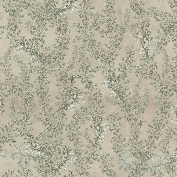 Soft Leaves Wallpaper Sample Swatch