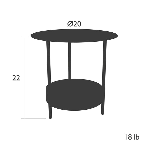 Salsa Pedestal Table