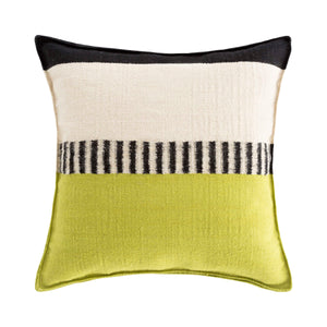 Rustic Chic Geo Pillow - Pistachio 1