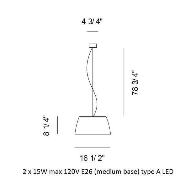 Ginger Suspension Light