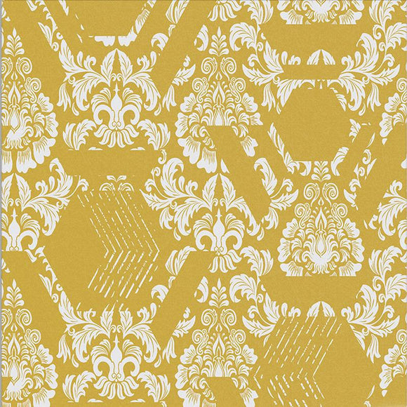 Geo Damask Wallpaper Sample Swatch