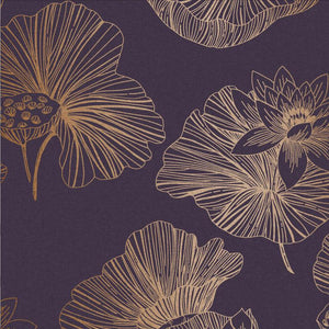 Lotus Wallpaper Sample Swatch