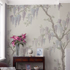 Wisteria Garden Mural Wallpaper