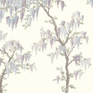 Wisteria Garden Mural Wallpaper