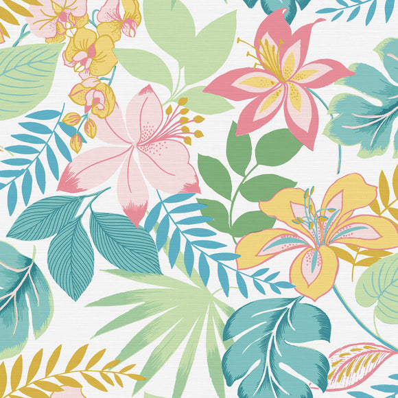 Tropica Exotica - Pink – decorate with a wall mural | Wall murals, Perfect  wallpaper, Wall wallpaper