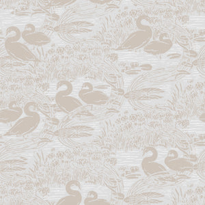 Swans Wallpaper Sample Swatch