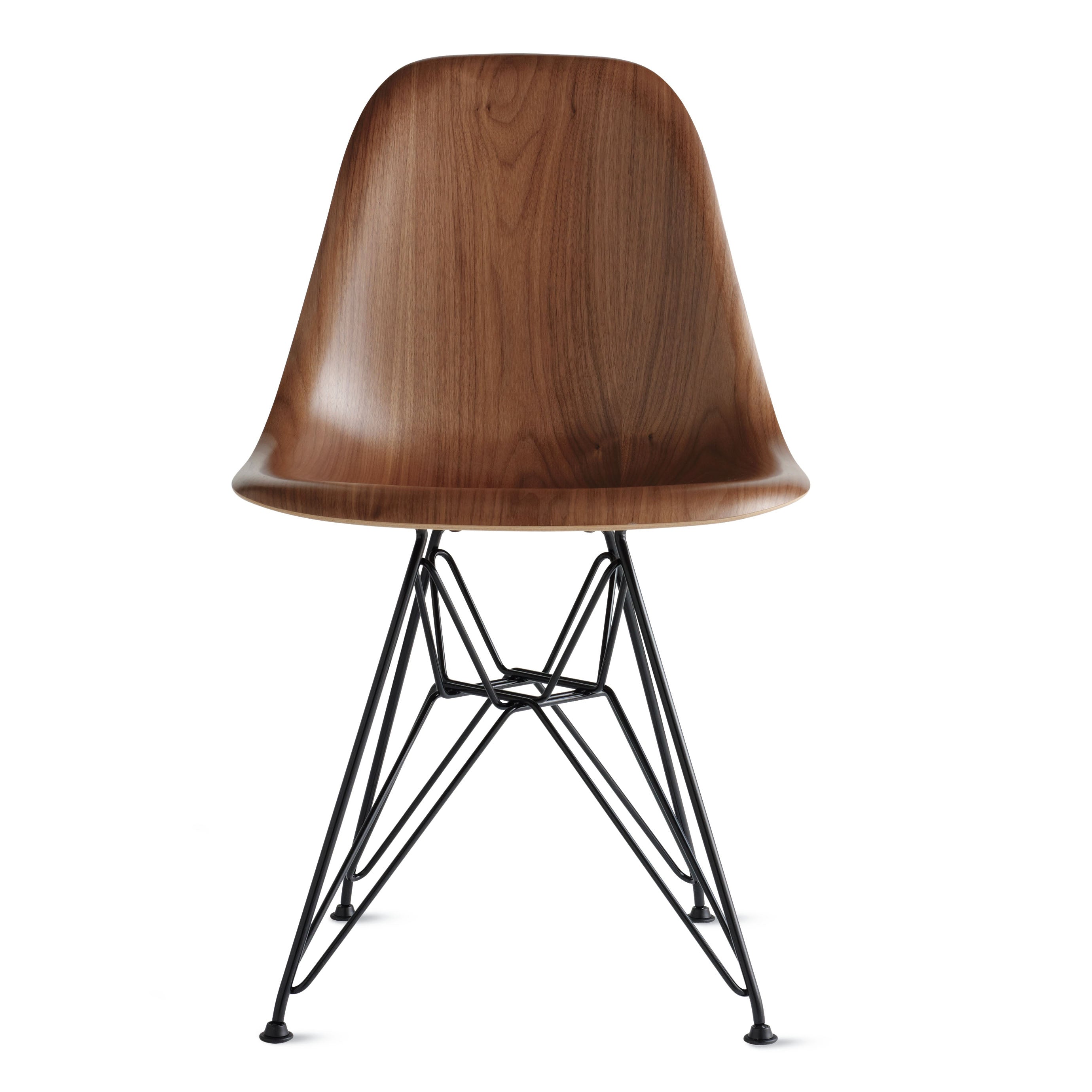 Herman Miller Eames Molded Wood Side Chair Wire Base - 2Modern